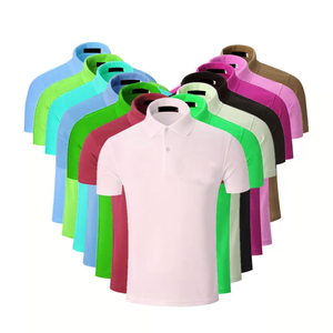 Polo à manches courtes pour homme, couleur unie, coupe classique, style décontracté, tissu tricoté à séchage rapide, vert - Product Image 5
