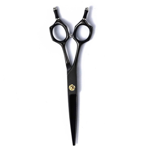 Tijeras de Peluquería Profesionales para Cortar el Cabello, Recubiertas de Papel Negro, de Acero Inoxidable de Grado Quirúrgico - Product Image 5