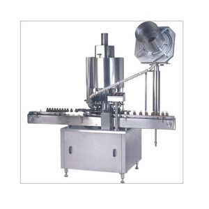 Machine de remplissage, de bouchage et de capsulage volumétrique automatique électrique contrôlée par PLC pour bouteilles de sirop, produits nutraceutiques et fûts, haute vitesse - Product Image 2