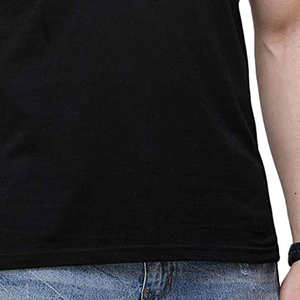 Camiseta de Hombre Talla Grande 100% Algodón Ecológica Transpirable de Secado Rápido Ligera Vintage con Cuello en V y Estampado Animal Dobby de Corte Holgado - Product Image 6