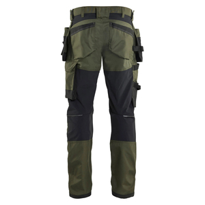 High Visibility Reflective Windproof <b>Waterproof</b> Working Pants in Wholesale Rate Custom Logo Print <b>Work</b> Cargo Pants - Product Image 4