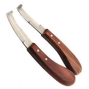 Découpe-bandes en acier inoxydable de qualité professionnelle, design unique, manche en bois, lame de 3 mm, 85 cm - Product Image 1