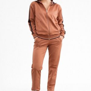 Nouvel article pour femme : Survêtement de sport décontracté, coupe confortable, haut d'hiver, tendance, mode, voyage, streetwear, couleur unie, respirant - Product Image 1