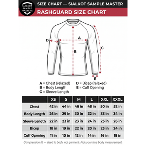 เสื้อรัดกล้ามเนื้อแขนยาวสำหรับผู้ชาย MMA BJJ ผลิตจากโพลีเอสเตอร์ผสมอีลาสเทน พร้อมป้าย OEM แบบกำหนดเอง - Product Image 6