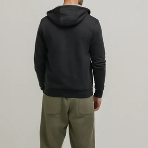 Hot Selling Fashionable Slim Fit Regular Fit Men Winter Hooded Solid top Heavyweight Men Tracksuits 100% Cotton Training Wear - Product Image 6