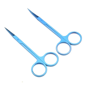 2 Piezas de Tijeras Oftálmicas de Titanio de 10 cm, Instrumentos Quirúrgicos Manuales Reutilizables para Cirugía Ocular de Precisión, Hospitalario, ISO13485 - Product Image 3