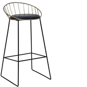 Taburetes de Bar modernos de terciopelo verde, sillas altas de cocina para desayuno y comedor con respaldo y reposapiés, marco de metal negro - Product Image 1