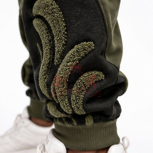 Chándal con Capucha Verde Oliva para Hombre, Manga Larga, Estampado por Sublimación, Ropa Casual Urbana con Bolsillos Laterales - Product Image 6