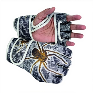 Gants de boxe MMA professionnels en cuir avec doublure intérieure épaissie pour fermeture – Légers, respirants, séchage rapide, unisexe - Product Image 1