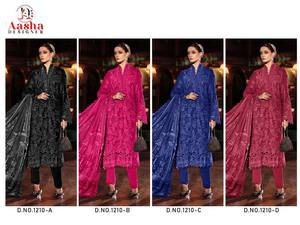 Conjunto de Salwar Kameez y Dupatta de Rayón y Algodón de Alta Calidad con Bordado para Festivales, Compra en Línea en India - Product Image 6