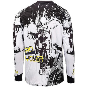 Jersey de Motocross MX OEM, Transpirable, de Secado Rápido, Poliéster/Nailon, para Motociclismo de Montaña, Ciclismo Downhill, con Logotipo Personalizado, Unisex - Product Image 4