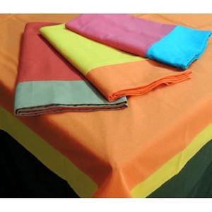 Mantel rectangular de algodón teñido con hilo de estampado suave, tejido lavable, modelo indio MNT para el hogar, Hotel, restaurante, fiesta, banquete - Product Image 5