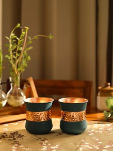 Vaso de Cobre de Lujo, Taza Premium para Agua, Vaso Artesanal para Bebidas, Colección para el Hogar y la Cocina, Acabado Elegante - Product Image 3