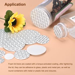 Sam Lan - Revestimiento de Plástico de Alta Calidad, Antiderrames, Fácil de Despegar, Impresión en Serigrafía Blanca, Sensible a la Presión, para Uso en Bebidas y Alimentos - Product Image 6