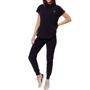 Conjuntos de uniformes médicos de enfermería para clínica, uniformes de enfermería elegantes, uniformes de hospital de verano personalizables de alta calidad, Manga corta para mujer - Product Image 1