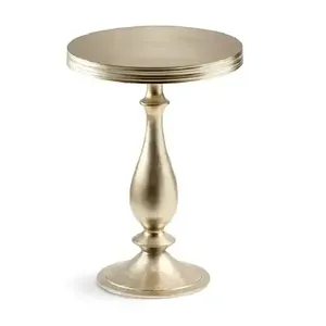 Mesa de Comedor de Estilo Único y Tamaño Pequeño, Mesa Redonda de Hierro Forjado para Barbacoa con Tablero de Madera, Mesas Pequeñas de Hierro Forjado Antiguo - Product Image 4