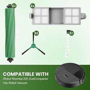 Phụ Kiện Kit Chính Bàn Chải Bộ Lọc Bên Bàn Chải Cho <span class=keywords><strong>Irobot</strong></span> Roomba 205 Dustcompactor VAC <span class=keywords><strong>Robot</strong></span> Chân Không - Product Image 2
