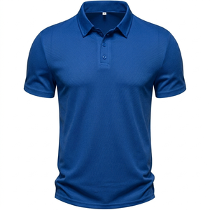 เสื้อวิ่งผู้ชาย M-5XL ผ้าถักไนลอนเนื้อแน่น แห้งเร็ว แขนสั้น ระบายอากาศดี เหมาะสำหรับออกกำลังกาย ฟิตเนส มีกระเป๋าปักลาย - Product Image 1