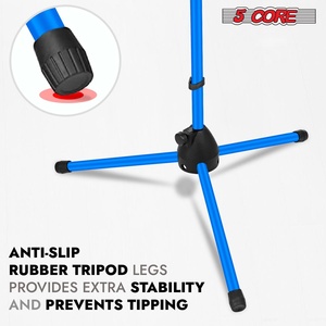 Support de microphone sur pied réglable à 5 tiges de 72 pouces avec bras télescopique extensible - Product Image 6