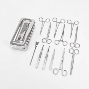 13 Pcs Medical Grade Stainless Steel Manual Basic Minor Surgery Dressing Surgical Instruments <b>Box</b> Set <b>Cheap</b> price OEM - Product Image 6