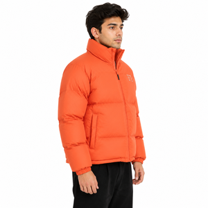 Vestes matelassées personnalisées pour hommes, col montant, hiver, rembourrées, résistantes à l'eau, chaudes, décontractées, pour l'extérieur, OEM, vente en gros - Product Image 2