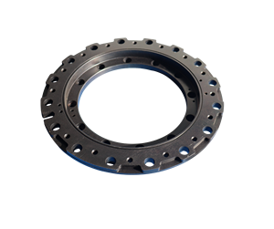 Composant forgé en acier allié moyen de haute qualité, roulement de tourelle usiné CNC par Vartis Engineering - Product Image 3