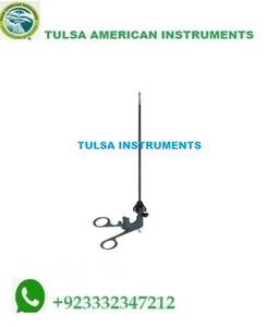 Pince laparoscopique à dents de rat longues avec poignée verrouillable, Pince griffe laparoscopique à 2+3 dents, Pince de préhension chirurgicale - Product Image 4