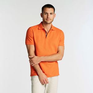 Summer New Golf Shirt Cotton Jersey Golf Mens Short Sleeve Customized Outdoor Polo Shirts - Product Image 3