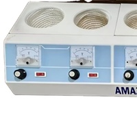 Amaze Instruments Chauffe-laboratoire de précision à 6 fentes, Mantille chauffante multi-unités, Modèle AI-HM01, Acier galvanisé bleu et blanc, pour incubation