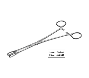 Pinzas de sujeción Rampley de 24.5 cm con mordazas dentadas atraumáticas AISI Sta HC-CL-213 para procedimientos quirúrgicos/dentales/veterinarios Clase I - Product Image 1
