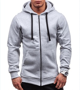Sweat à capuche épais pour homme 100 % coton, brodé sur mesure, style streetwear, avec doublure polaire pour l'hiver, pull thermique - Product Image 5