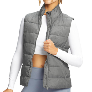 Chaleco Acolchado Ligero para Mujer, Chaqueta sin Mangas con Cuello Alto y Cierre Completo con Cremallera, Diseño Aislante y Cálido - Product Image 5