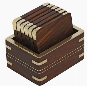 Posavasos de madera de calidad de exportación, resistentes al calor, protección para mesas de comedor, oficinas, cafeterías y bares, en grandes cantidades. - Product Image 4