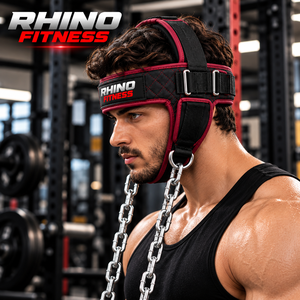 สายรัดศีรษะปรับระดับได้ Rhino Fitness พร้อมโซ่สำหรับฝึกความแข็งแรงของคอ สายรัดศีรษะปรับระดับได้พร้อมโซ่สำหรับการฝึกความแข็งแรง - Product Image 6