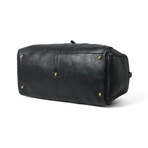 Customized Large Genuine Leather Travel Weekender <b>Overnight</b> Duffel <b>Bag</b> Gym Sports Luggage <b>Bags</b> for Men - Product Image 2