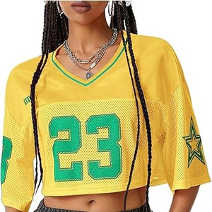 Design Your Own Cheap Women's American Football Jersey Custom Team <b>Mesh</b> <b>Short</b> Plus Size Loose Fit Drop Shoulder Breathable - Product Image 5