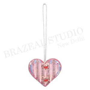 Décorations brodées en tissu d'arbre de Noël faites à la main Ornement en gros personnalisé avec ancre de mouton de renne de chameau - Product Image 4