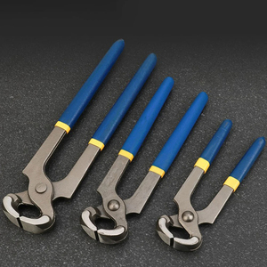 Pinzas de torre con agarre antideslizante, alicates de boca plana para pezuñas de ganado y caballos, cortadores, extractor de clavos, herramientas manuales para cortar alambres - Product Image 6