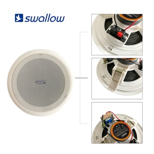 Haut-parleur OEM PA pour montage au plafond intérieur, 5,25 pouces, 6W, entrée 70V/100V, avec carte de circuit imprimé, réponse en fréquence 90Hz-16kHz - Product Image 2