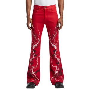 Pantalones Deportivos para Hombre con Diseño Gráfico Voltage Stream y Estilo Urbano de Alto Rendimiento - Product Image 1