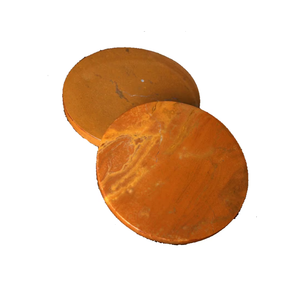 Posavasos de Jaspe Amarillo de Alta Calidad en Oferta, Posavasos Redondos de Piedra de Cristal para Bebidas, con Soporte para Café, para el Hogar - Product Image 4