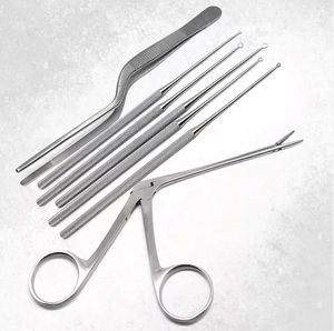 Kit de Diagnóstico ENT de 7 Piezas, Instrumentos Quirúrgicos Nasales y de Otología de Acero Inoxidable, Aprobado por Mahfooz Instruments - Product Image 2