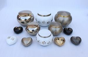 Urnas de Cremación para Mascotas de Latón de Primera Calidad, Modelo Odyssey Paw, Urna para Cenizas de Mascotas con Grabado de Huella, Acabado Brillante en Níquel, para Almacenamiento de Cenizas - Product Image 5