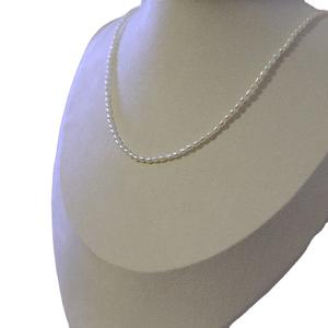 Collar de Perlas de Agua Dulce Naturales con Baño de Oro de 18K para Mujer, Cadena de Clavícula de Lujo de Alta Gama, Luz Intensa para Suéteres - Product Image 5