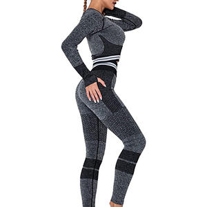 Conjunto Deportivo para Mujer con Logotipo Personalizado, Leggings de Compresión para Gimnasio, de un Solo Hombro - Product Image 4