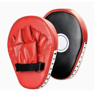 PROFIT SPORTS Cible de frappe en cuir rouge personnalisable de haute qualité, écologique, durable, pour entraînement de boxe, kickboxing et Muay Thai - Product Image 1