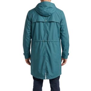 Imperméables professionnels bleu sarcelle à capuche réglable avec cordon de serrage, protection toutes saisons, robustes et de qualité industrielle - Product Image 2