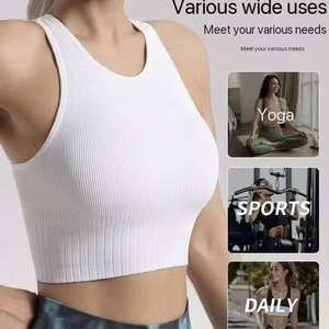 เสื้อชั้นในกีฬาแบบสปอร์ตบรา รองรับสูง สี่ด้าน กระชับทรง สำหรับโยคะ วิ่ง ออกกำลังกาย ฟิตเนส ยิม สำหรับผู้หญิง - Product Image 3