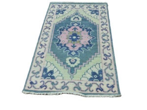 พรมปูพื้นผ้าฝ้ายถักมือลายเปอร์เซียแบบนามธรรมคุณภาพสูง ชุดพรมสำหรับห้องนั่งเล่นขนาดเล็ก ดีไซน์หรูหราสำหรับใช้ภายในบ้าน ขนาด 3x5 4x6 พร้อมเสื่อรองสัตว์เลี้ยง - Product Image 2