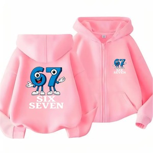 เสื้อฮู้ดดี้พิมพ์ลายกราฟิก 67 แบบ แขนยาว ผ้าฟลีซ ทรงหลวม ซิปหน้า ปักลายคุณภาพสูง แฟชั่นสำหรับทุกเพศ - Product Image 6